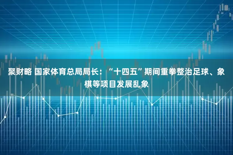 聚财略 国家体育总局局长：“十四五”期间重拳整治足球、象棋等项目发展乱象